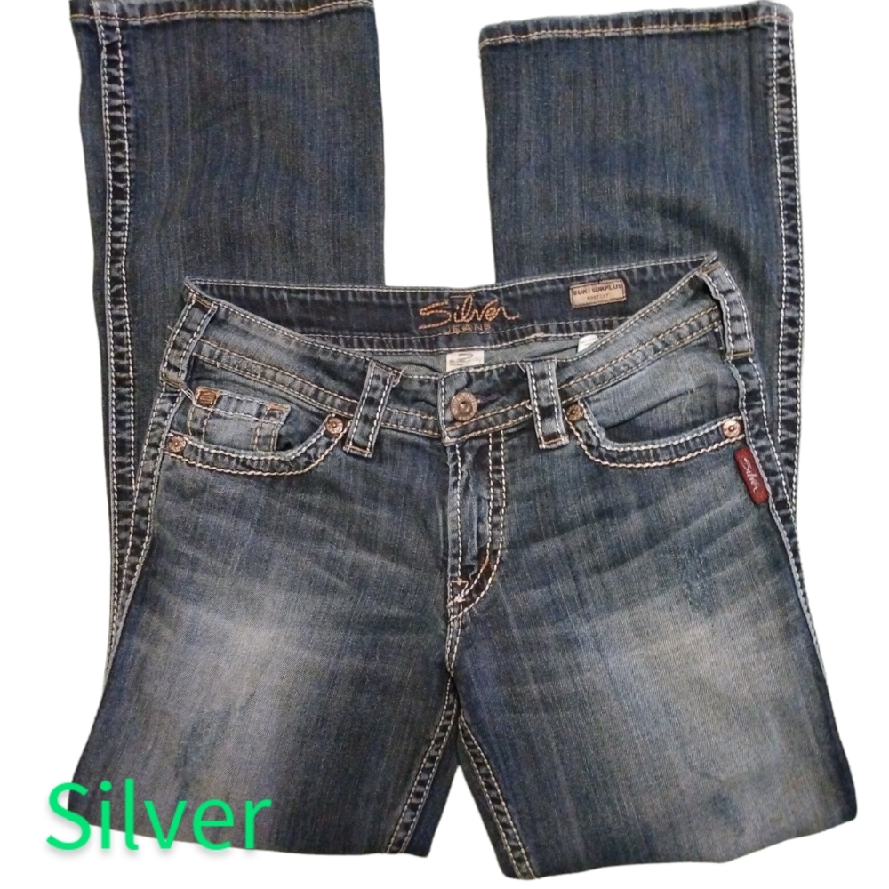 SILVER Women's Blue Suki Surplus Bootcut Denim Jeans Size 29/30
